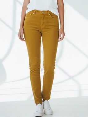 LOFT Made & Loved Micro Corduroy High Waist Skinny Pants
